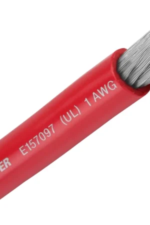 1 AWG Red - 25 foot Order Now