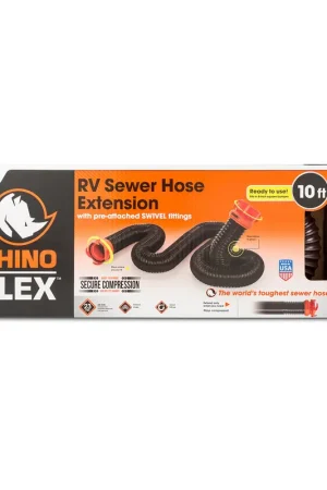 10 foot RhinoFLEX Sewer Hose Extension Kit Factory Price
