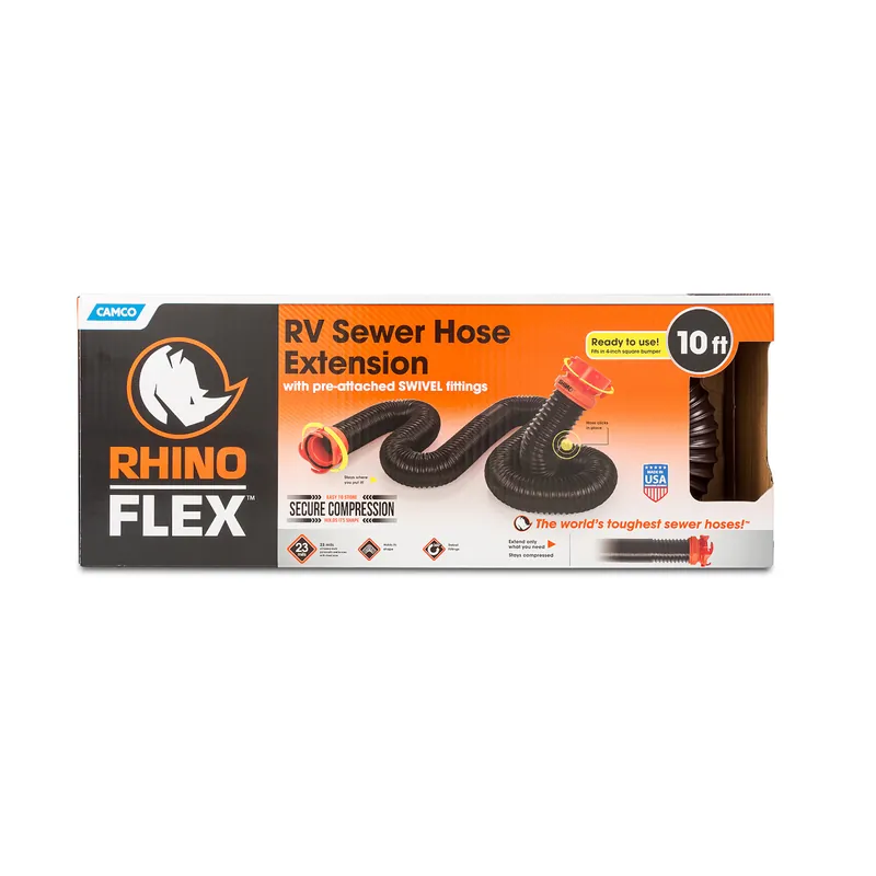 10 foot RhinoFLEX Sewer Hose Extension Kit Factory Price