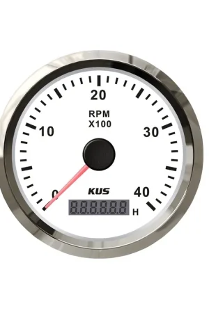 0-4000 RPM CMHB Diesel Tachometer with Hourmeter Express Delivery