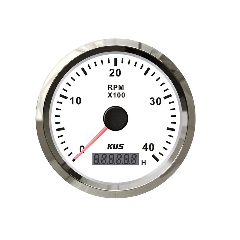 0-4000 RPM CMHB Diesel Tachometer with Hourmeter Express Delivery