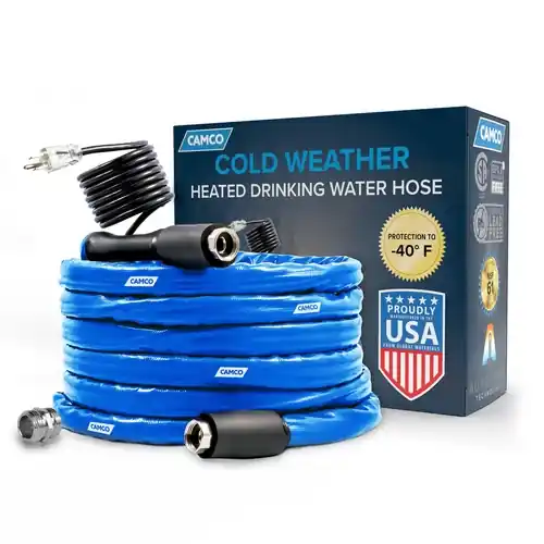 50 foot Blue Heated Drinking Water Hose, 5/8 inch Sale