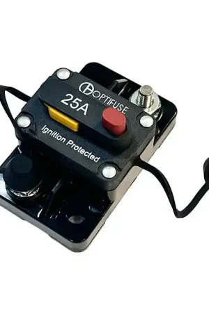 25 amp Manual Reset Push-to-Trip Circuit Breaker, 32 volt Price Cut