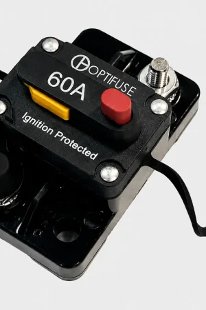 60 amp Manual Reset Push-to-Trip Circuit Breaker, 32 volt Weekend Sale