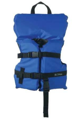 Brand New Onyx Nylon General Purpose Life Jacket - Infant/Child Under 50lbs - Blue