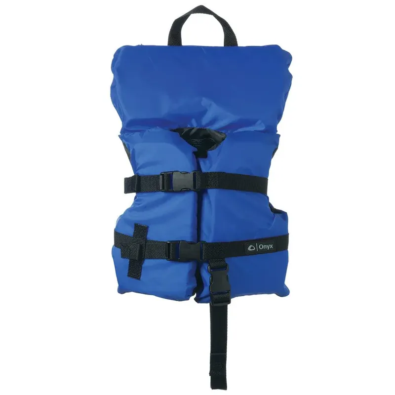 Brand New Onyx Nylon General Purpose Life Jacket - Infant/Child Under 50lbs - Blue