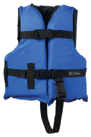 Onyx Nylon General Purpose Life Jacket - Child 30-50lbs - Blue Shop Now