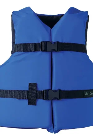 Crafted Onyx Nylon General Purpose Life Jacket - Youth 50-90lbs - Blue