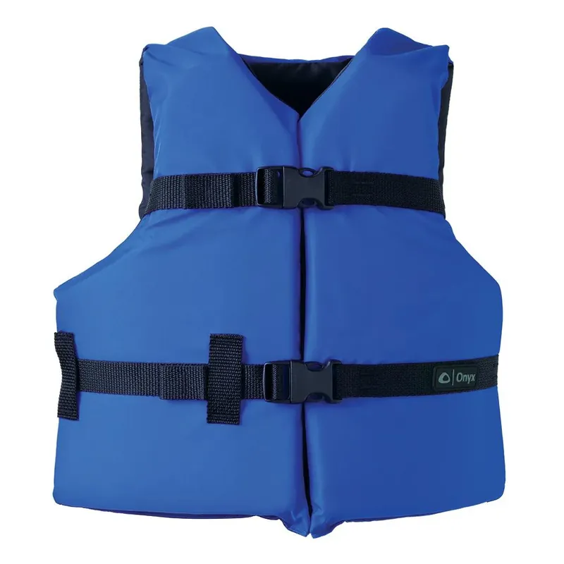 Crafted Onyx Nylon General Purpose Life Jacket - Youth 50-90lbs - Blue