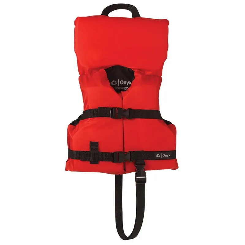 Onyx Nylon General Purpose Life Jacket - Infant/Child Under 50lbs - Red Order Now