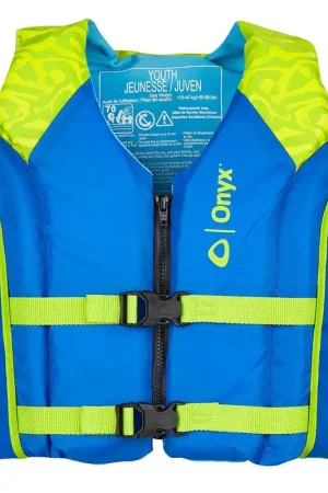 Onyx Shoal All Adventure Youth Paddle & Water Sports Life Jacket - Green Deal