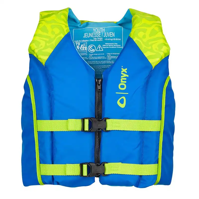 Onyx Shoal All Adventure Youth Paddle & Water Sports Life Jacket - Green Deal