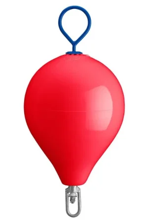 Affordable Polyform 17" CM Mooring Buoy w/Steel Iron - Red