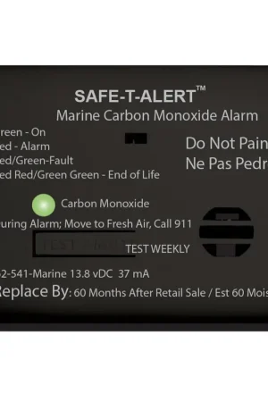 Safe-T-Alert 62 Series Carbon Monoxide Alarm w/Relay - 12V - 62-541-R-Marine - Surface Mount - Black Don't Miss Out