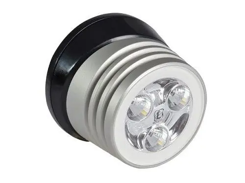 Lumitec Zephyr Deck Light White LED Speader Light Black Base Direct From Factory