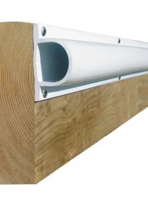Buy Online Dock Edge PRODOCK Heavy "D" Dock Profile - (3) 8' Sections - White