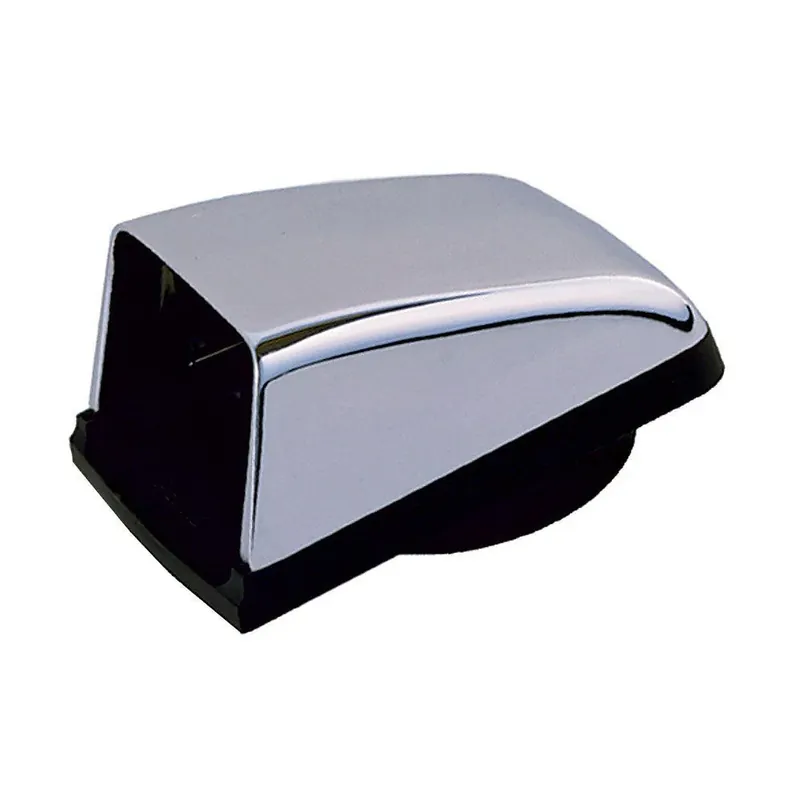 Brand New Perko Chromalex Cowl Vent - 3" Duct - Chrome Plated Zinc