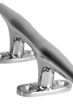Whitecap Heavy Duty Hollow Base Stainless Steel Cleat - 12" Hassle-Free Returns