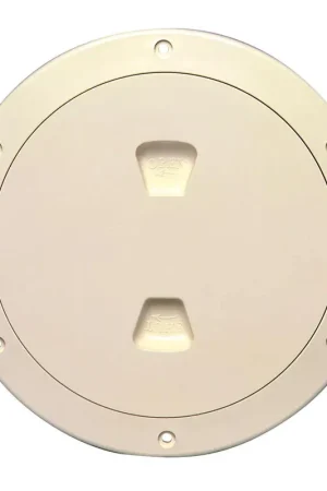Beckson 6" Smooth Center Screw-Out Deck Plate - Beige Next Day Delivery