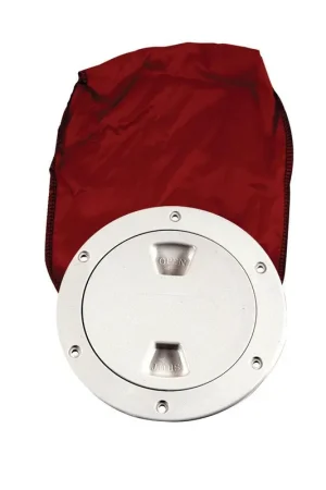 Beckson 4" Stow-Away Deck Plate - White w/12" Bag Price Drop