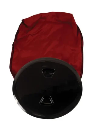 Beckson 5" Stow-Away Deck Plate - Black w/12" Bag Fresh Stock