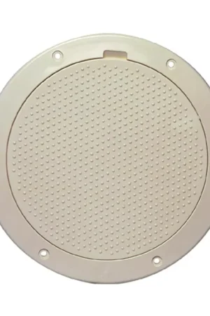 Beckson 6" Non-Skid Pry-Out Deck Plate - Beige Instant Buy