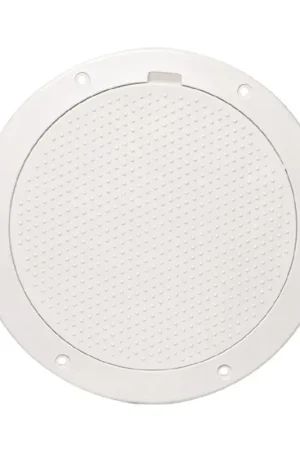 Beckson 6" Non-Skid Pry-Out Deck Plate - White Markdown