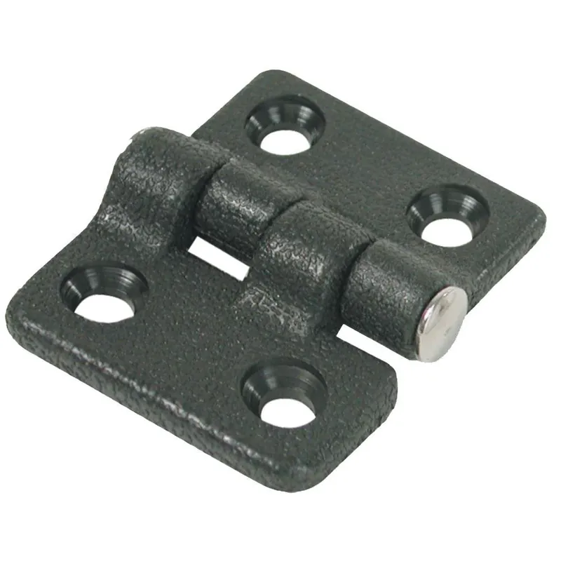 Bargain Whitecap Butt Hinge - Black Nylon - 1-1/2" x 1-3/8"