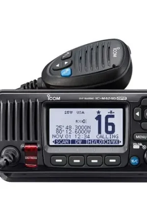 Cheap Icom M424g Black Vhf Radio Class D Dsc Built-in Gps
