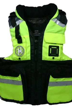 Buy Online First Watch AV-800 Four Pocket Flotation Vest - Hi-Vis Yellow - Large to XL