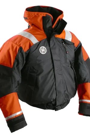 Buy Today First Watch AB-1100 Flotation Bomber Jacket - Hi-Vis Orange/Black - Large