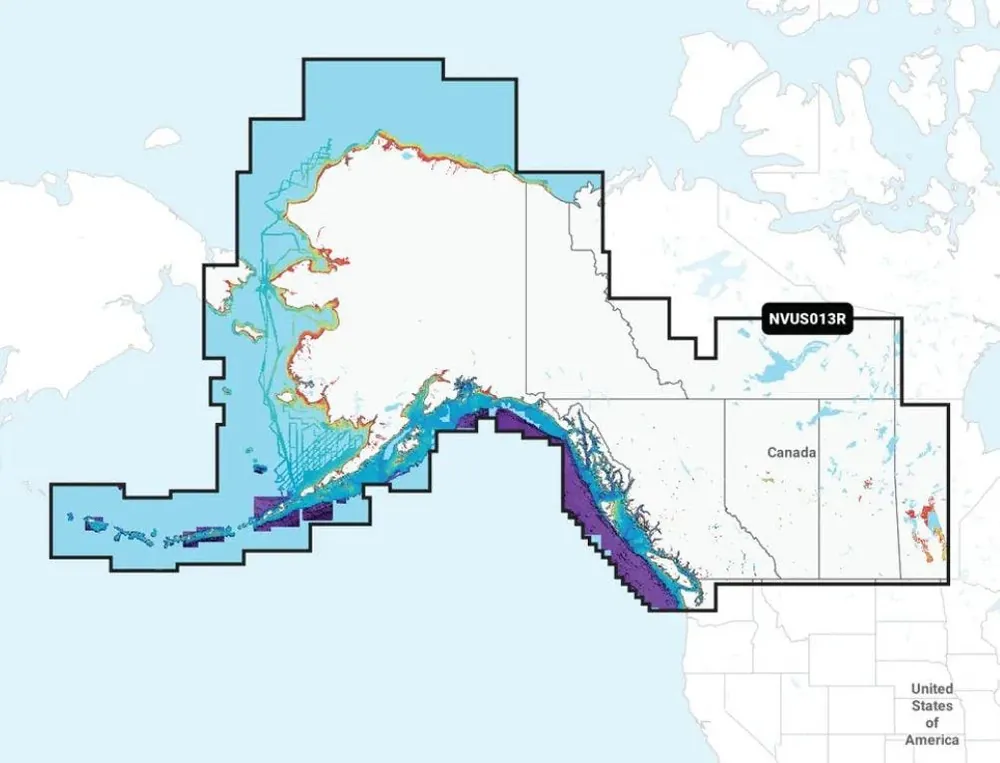 Direct From Factory Garmin Nvus013r Navionics+ Vision+ Canada West & Alaska Microsd