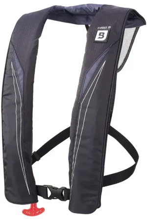 Trusted Brand Bluestorm Cirrus 26 Auto/Manual Type V Inflatable PFD - Apex Black