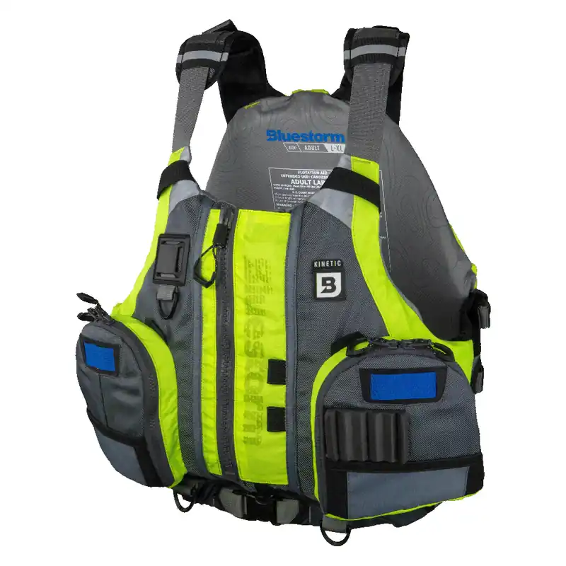 Bluestorm Kinetic Kayak Fishing Vest - Hi-Vis - S/M Flash Sale