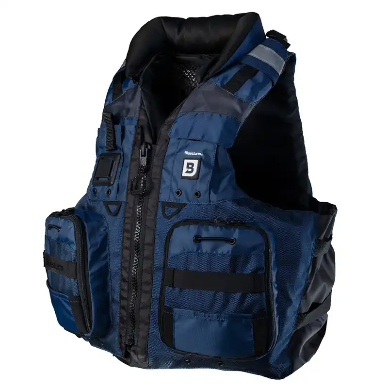 Bluestorm Classic Adult Fishing Life Jacket - Deep Blue - S/M Popular