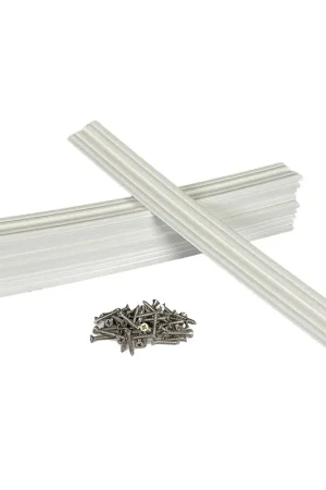 Brand New Caliber Marine Slides 1.5"x15" White *10-Pack