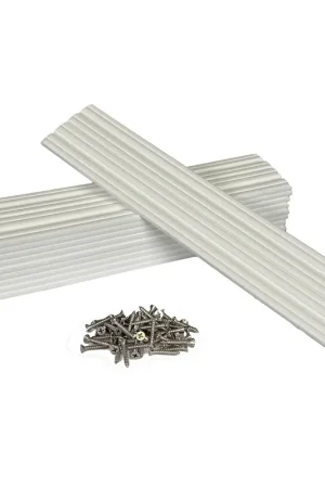 Limited Offer Caliber Marine Slides 3"x15" White *10-Pack