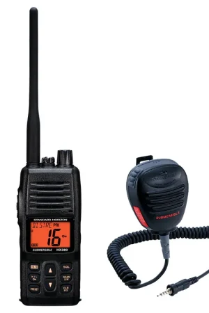 Standard Horizon HX380 Handheld VHF w/FREE CMP460 Speaker Mic Discount