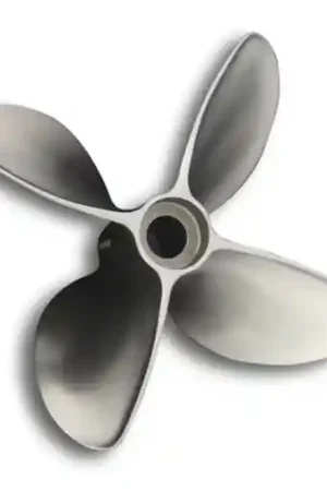Authentic Hill Marine Stainless Steel Eagle 4 Propeller for Performance Outboard 2 Stroke Left Hand