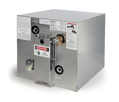Kuuma 6 Gallon Marine Water Heater - 120V Rear Heat Exchanger, L1&N Wiring 11812 Trusted Brand