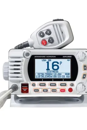 Express Delivery Standard Horizon GX1800G Fixed Mount VHF w/GPS - White