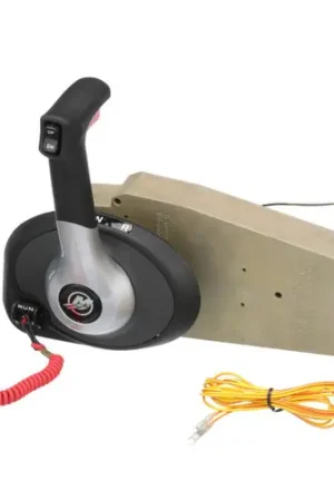 OEM Mercury Single Engine Panel Mount Outboard Engine Remote Control with Trim Switch and Lanyard Stop Switch 883710A02 Shop Now
