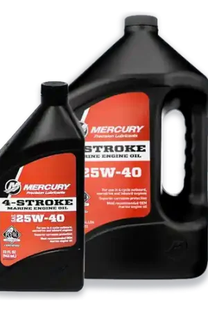 OEM Mercury MerCruiser Four Stroke Engine Oil 25W40 8M0078628 8m0078627 Grab Now