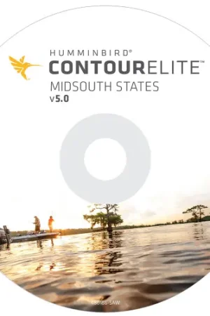 Authentic Humminbird Contour Elite Midsouth States - Version 5